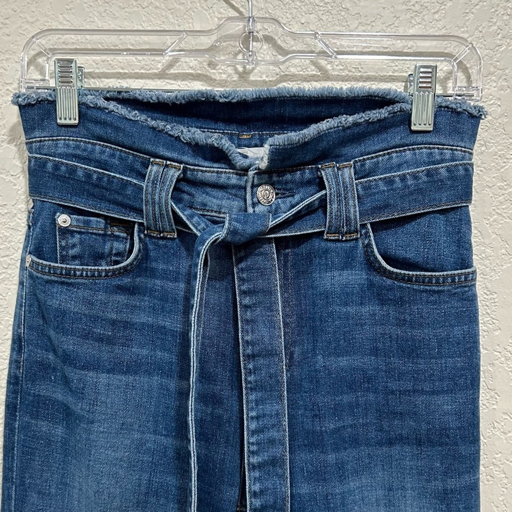 7 for all mankind paper bag jeans women’s size 26 - Picture 9 of 9